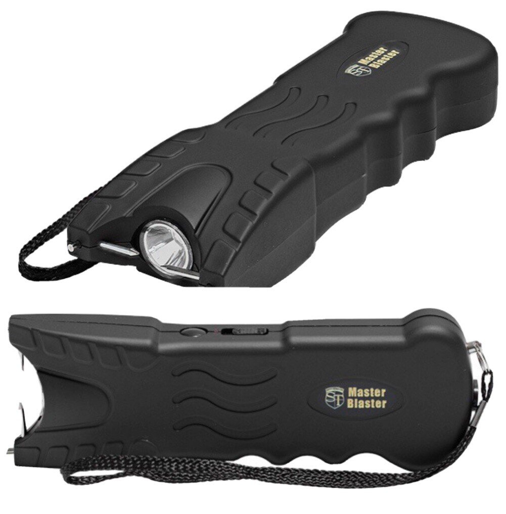 master Blaster stun gun front and side views
